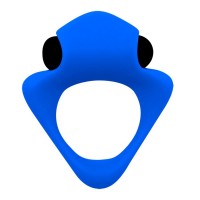 Синее эрекционное кольцо Wooomy Tribeс с вибрацией Синее эрекционное кольцо Wooomy Tribeс с вибрацией