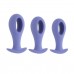 Набор из 3 анальных пробок с вибропулей Hole Punch Plug Set