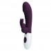 Фиолетовый вибратор-кролик Naughty Bunny - 19,8 см.
