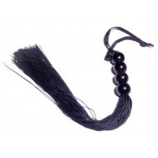 Черная силиконовая плеть - 37 см.