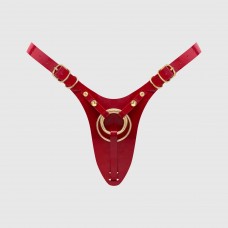 Красный пояс для фиксации насадок Strap-On-Me Leatherette Harness Fabulous Красный пояс для фиксации насадок Strap-On-Me Leatherette Harness Fabulous
