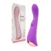Фиолетовый вибратор для G-стимуляции - 19,1 см.