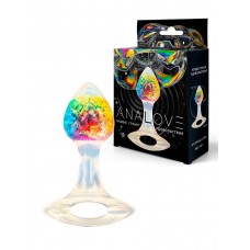 Яркая анальная пробка с ручкой - 8,5 см. Яркая анальная пробка с ручкой - 8,5 см.