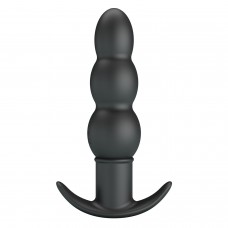 Черный анальный вибростимулятор Aeaeas - 11 см.