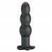 Черный анальный вибростимулятор Jadier - 11 см.