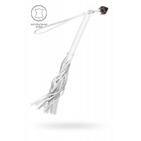 Белая кожаная плеть - 50 см. Белая кожаная плеть - 50 см.