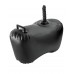 Черное надувное кресло с платформой для фиксации дилдо Body Dock Inflatable Love Seat