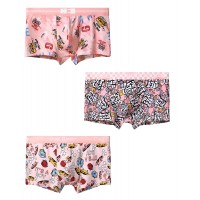 Набор из 3 розовых трусов-боксеров с яркими принтами