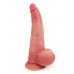 Телесный реалистичный фаллоимитатор с присоской - 30 см. Телесный реалистичный фаллоимитатор с присоской - 30 см.