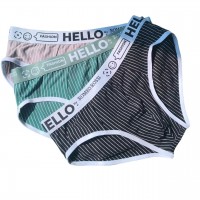 Набор из 3 мужских трусов-брифов в тонкую полоску