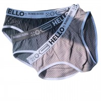 Набор из 3 мужских трусов-брифов в полоску