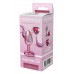 Розовая анальная пробка с кристаллом-сердцем Pearl Pink Plug Small