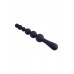 Черная анальная цепочка Beads Hunter - 22,9 см.