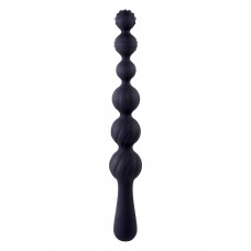 Черная анальная цепочка Beads Hunter - 22,9 см.