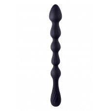 Черная анальная цепочка Hunter Beads - 26,7 см.