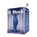 Синяя анальная пробка G Stuck Silicone Anal Plug - 12,5 см.