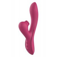 Розовый вибратор-кролик Dual G-Spot Vibe - 22,5 см.