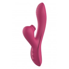 Розовый вибратор-кролик Dual G-Spot Vibe - 22,5 см.