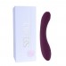 Фиолетовый вибратор Selove CurveRush для симуляции точки G - 20,3 см.