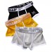 Комплект из 3 мужских трусов-боксеров с принтом на резинке