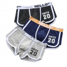 Набор из 3 мужских трусов-боксеров с принтом на резинке