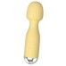 Желтый мини-вибратор с шаровидной головкой Желтый мини-вибратор с шаровидной головкой