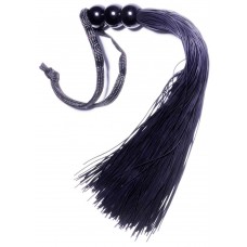 Черная силиконовая плетка - 25,4 см.