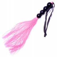 Розовая силиконовая плеть - 35,5 см.