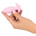 Розовая анальная пробка с вибрацией Cuties Vibrating Mini Butt Plug - 8 см. Розовая анальная пробка с вибрацией Cuties Vibrating Mini Butt Plug - 8 см.