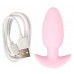 Розовая анальная пробка с вибрацией Cuties Vibrating Mini Butt Plug - 8 см. Розовая анальная пробка с вибрацией Cuties Vibrating Mini Butt Plug - 8 см.