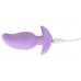 Сиреневая анальная пробка с вибрацией Cuties Vibrating Mini Butt Plug - 8 см.
