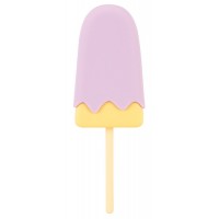Сиреневый мини-вибратор в форме пломбира Vibrating Popsicle