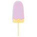 Сиреневый мини-вибратор в форме пломбира Vibrating Popsicle