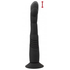 Черный вибратор с поступательными движениями G and P-Spot Thrusting Vibrator - 23 см. Черный вибратор с поступательными движениями G and P-Spot Thrusting Vibrator - 23 см.