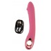 Розовый тонкий вибратор для точки G Slim G-Spot Rose - 21,4 см.