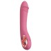 Розовый тонкий вибратор для точки G Slim G-Spot Rose - 21,4 см.