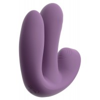 Фиолетовый тройной вибратор MIREVA RC Triple Hands-Free Vibrator