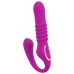 Лиловый вибратор 3 Function Vibrator с функцией фрикций и постукиванием