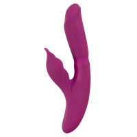 Лиловый вибратор-кролик 4 Function Vibrator - 24 см.