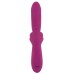 Лиловый вибратор-кролик 4 Function Vibrator - 24 см.