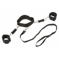 Ошейник с наручниками Bondage Collection Collar and Wristbands One Size Ошейник с наручниками Bondage Collection Collar and Wristbands One Size