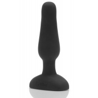 Анальная вибропробка чёрного цвета NOVICE REMOTE CONTROL PLUG BLACK - 10,2 см.