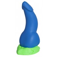 Синий фаллоимитатор Дракон Эглан Mini - 17 см. Синий фаллоимитатор Дракон Эглан Mini - 17 см.