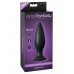 Чёрная большая анальная вибропробка Large Rechargeable Anal Plug - 13,5 см.