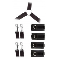 Комплект наручников и поножей LUXURIOUS BED RESTRAINT CUFF SET Комплект наручников и поножей LUXURIOUS BED RESTRAINT CUFF SET