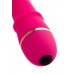 Ярко-розовый вибратор TOYFA March - 16,6 см.