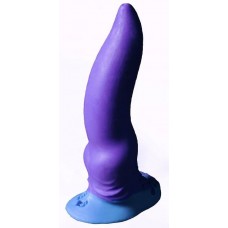 Фиолетовый фаллоимитатор  Зорг mini  - 17 см.