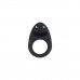 Черное эрекционное кольцо с вибрацией Night Rider