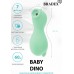 Салатовый вакуум-волновой стимулятор Baby Dino