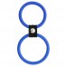 Синее двойное эрекционное кольцо Dual Rings Blue